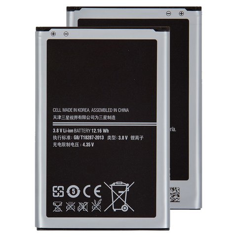 Аккумулятор B800BC для Samsung N900 Note 3, Li ion, 3,8 В, 3200 мАч, Original PRC 
