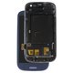 LCD compatible with Samsung I9300 Galaxy S3, (dark blue, with light adjustable, with frame, Copy, (TFT))