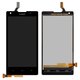LCD compatible with Huawei Ascend G700-U10, (black, without frame)