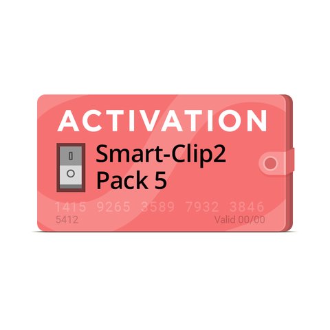 Smart Clip2 Pack 5 Activation