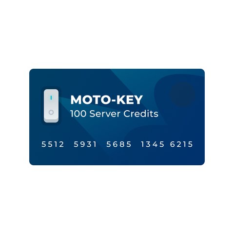 Moto Key 100 Server Credits