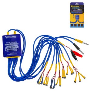 Power Supply Test Cable Mechanic iBoot AD Max compatible with Apple iPhone 11, iPhone 11 Pro, iPhone 11 Pro Max, iPhone 12, iPhone 12 mini, iPhone 12 Pro, iPhone 12 Pro Max, iPhone 13, iPhone 13 mini, iPhone 13 Pro, iPhone 13 Pro Max, iPhone 6, iPhone 6 Plus, iPhone 6S, iPhone 6S Plus, iPhone 7, iPhone 7 Plus, iPhone 8, iPhone 8 Plus, iPhone X, iPhone XR, iPhone XS, iPhone XS Max, iphone + android 