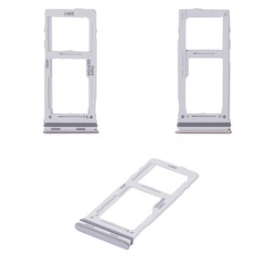 SIM Card Holder compatible with Samsung M526 Galaxy M52, white 