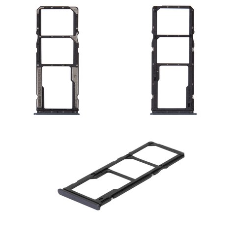 SIM Card Holder compatible with Xiaomi Poco M5 4G, Poco M5s, black
