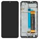 LCD compatible with Samsung M336B Galaxy M33, (black, with frame, Original (PRC))