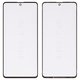 Housing Glass G+OCA PRO compatible with Samsung N770 Galaxy Note 10 Lite, (with OCA film, black)