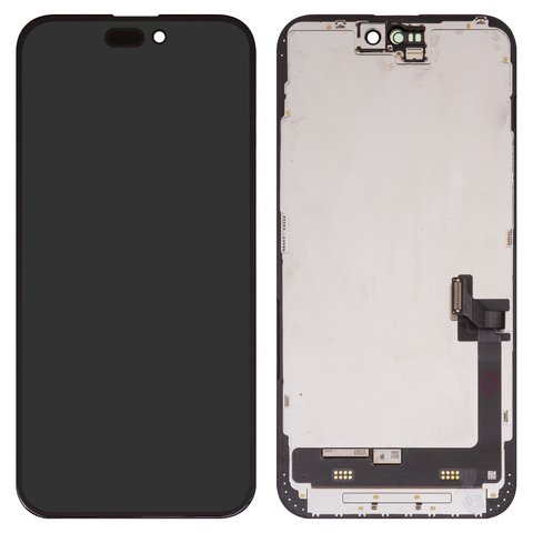 Дисплей для iPhone 15 Plus, черный, с рамкой, Original PRC , NEW