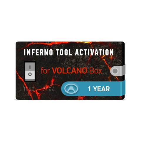 Activación Inferno Tool por 1 año para Volcano Box