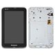 Pantalla LCD puede usarse con Lenovo IdeaTab A1000, gris, con marco