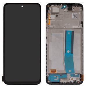 Pantalla LCD puede usarse con Xiaomi Redmi Note 11, negro, con marco, Original PRC 