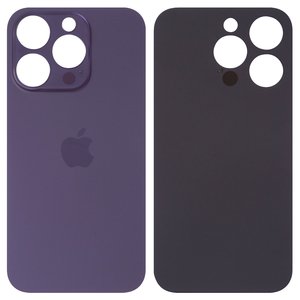 Panel trasero de carcasa puede usarse con iPhone 14 Pro, morada, no es necesario desmontar la cámara, Original PRC , big hole