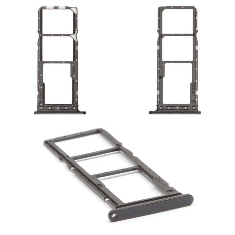 Sujetador de tarjeta SIM puede usarse con Samsung A057 Galaxy A05s, negro, dual SIM