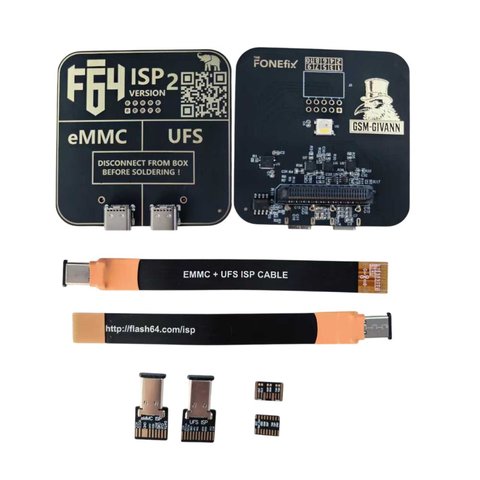 Flash 64 ISP v2 eMMC UFS Adapter Set