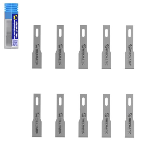 Cuchilla de bisturí Mechanic FS 51, para microcircuitos, 10 uds.