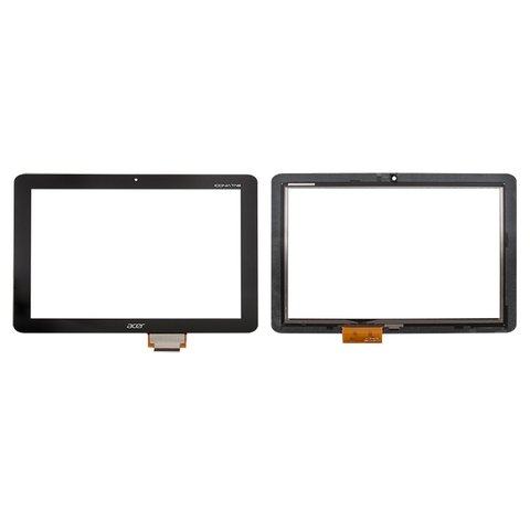 Сенсорний екран для Acer Iconia Tab A200, чорний, #95.1013A50.101