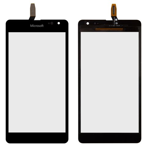 Сенсорний екран для Microsoft Nokia  535 Lumia Dual SIM, чорний, #CT2C1607FPC A1 E