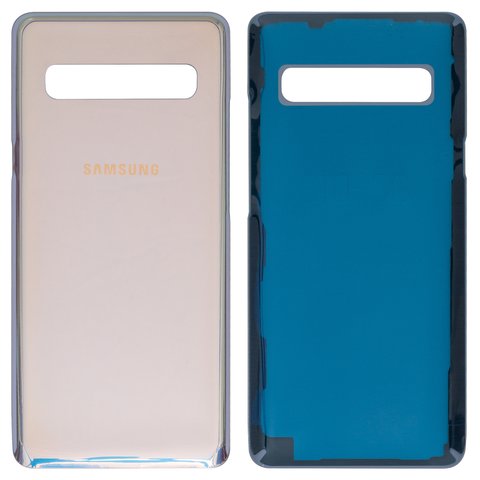 Задняя панель корпуса для Samsung G977 Galaxy S10 5G, серебристая