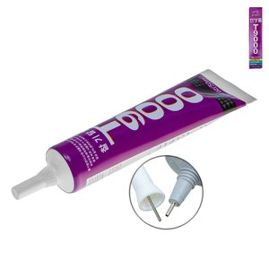 Клей герметик Zhanlida T9000, для приклеивания тачскрина, дисплея, 50 мл, прозрачный