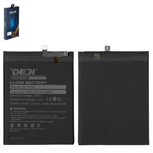 Акумулятор Deji SCUD WT N6 для Samsung A107 Galaxy A10s, A107F DS Galaxy A10s, A207 Galaxy A20s, A207F DS Galaxy A20s, A215 Galaxy A21, Li ion, 3,82 B, 4000 мАг