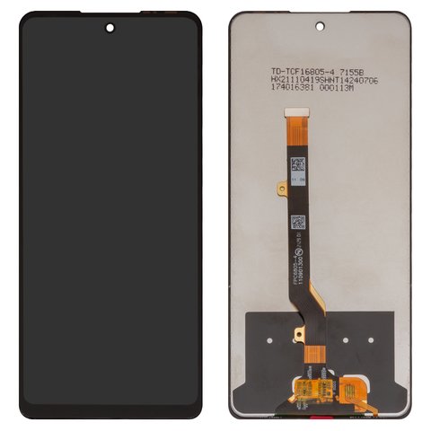 Дисплей для Tecno Pova 5 LH7n , Pova 5 Pro LH8n , Spark 10 Pro; Infinix Hot 30, Note 30 X6833, X6716 , черный, без рамки, Сopy