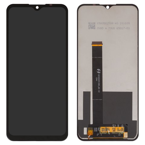 Дисплей для Hotwav Note 13, черный, без рамки, High Copy, QCG65HD1082_A0 02