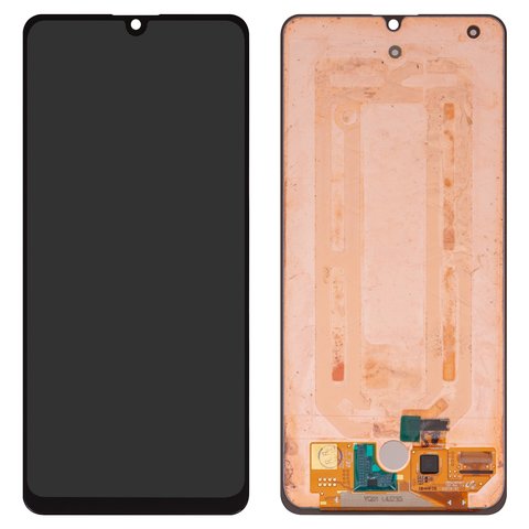Дисплей для Samsung M325 Galaxy M32, чорний, без рамки, Оригінал переклеєне скло 