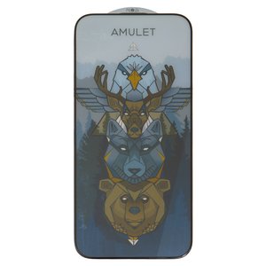 Защитное стекло iNobi Amulet для Apple iPhone 16 Pro Max, Full Glue, Anti Static, черный