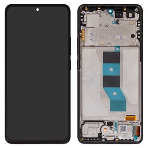 Дисплей для Xiaomi Redmi Note 14 5G, чорний, з рамкою, Original PRC , 24094RAD4G
