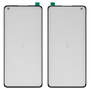 Скло корпуса G+OCA PRO для OnePlus 8 Pro, з ОСА плівкою, чорне