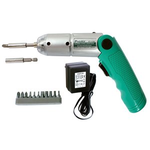 Беспроводная электрическая отвертка Pro'sKit PT-1136F + 11 сменных бит Беспроводная электрическая отвертка Pro'sKit PT-1136F + 11 сменных бит