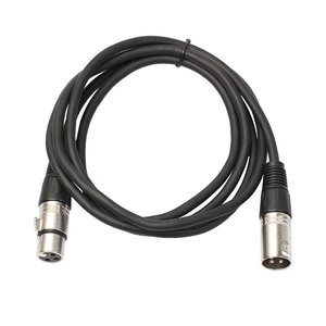 З’єднувальний 3-контактний кабель для передачі даних по DMX512-протоколу, male+female-роз'єм З’єднувальний 3-контактний кабель для передачі даних по DMX512-протоколу, male+female-роз'єм