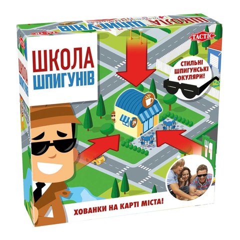Настольная игра Tactic Школа шпионов на украинском языке 