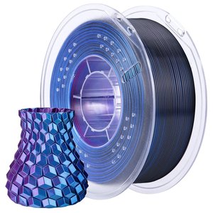 Філамент для 3D принтера ELEGOO PLA Silk Blue Purple Black, 1 кг