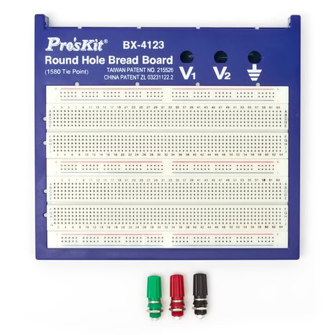 Round Hole Bread Board Pro'sKit BX 4123 1580 Tie Points 